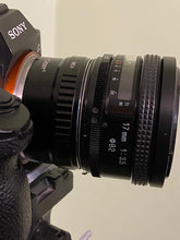 Load image into Gallery viewer, FullFrame 17mm Lens Tamron SP With Adaptall Multi Camera Mount Rental
